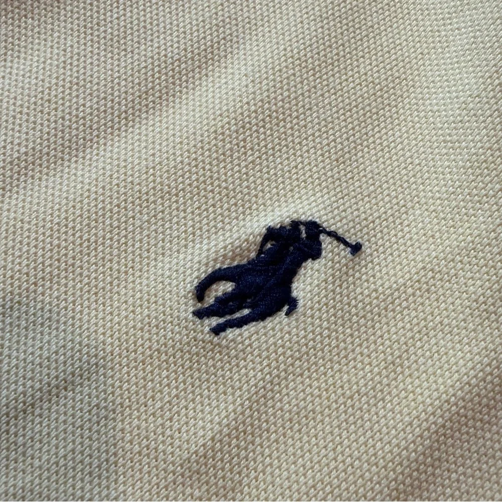 Vintage Ralph Lauren Polo Shirt Iconic Classic Fit Polo Shirt Yellow Classic